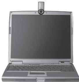 LOGITECH QUICKCAM PRO NOTEBOOKS - Positionieren von Kamera, Mikrofon und Laufsprechern - 1