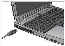 LOGITECH QUICKCAM PRO NOTEBOOKS - Collegare la webcam al computer - 1