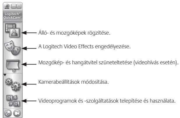 LOGITECH QUICKCAM PRO NOTEBOOKS - A QuickCam szoftver szolgáltatásai - 1