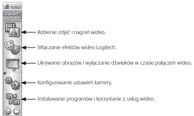 LOGITECH QUICKCAM PRO NOTEBOOKS - Funktion programu QuickCam - 1