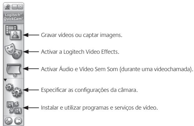 LOGITECH QUICKCAM PRO NOTEBOOKS - Funções do software da QuickCam - 1