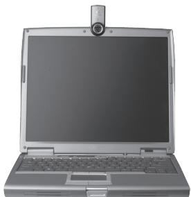 LOGITECH QUICKCAM PRO NOTEBOOKS - Rozstawianie kamery, mikrofonu i gólowników - 1