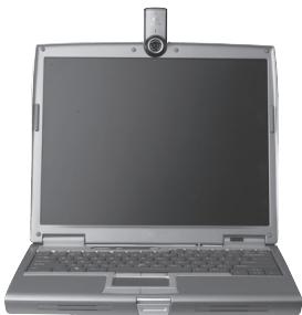 LOGITECH QUICKCAM PRO NOTEBOOKS - Colocacion de laamera, el micrófono y los altavoces - 1