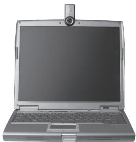 LOGITECH QUICKCAM PRO NOTEBOOKS - Posizione are la webcam, il microfono e gli altoparlanti - 1