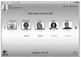 LOGITECH C160 - Your webcam comes with Logitech® Vid™ HD - 1