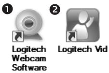LOGITECH C160 - Accessing account settings and starting applications - 2