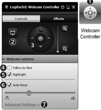 LOGITECH C160 - Fine tuning your webcam during a video call - 1