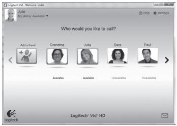 LOGITECH C260 - Your webcam comes with Logitech® Vid™ HD - 1