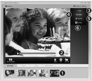 LOGITECH C260 - The gallery: viewing and sharing - 1