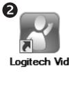LOGITECH C260 - Accessing account settings and starting applications - 3