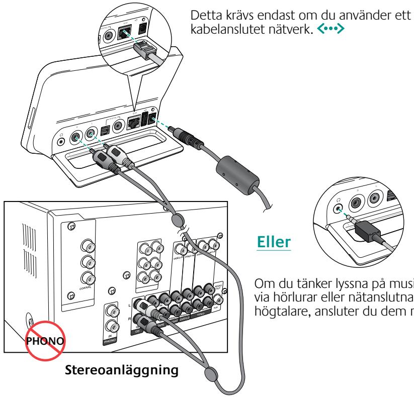 LOGITECH SQUEEZEBOX TOUCH - Steg 2. Koppla in Squeezebox - 1