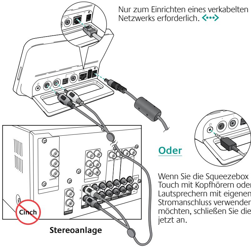 LOGITECH SQUEEZEBOX TOUCH - Schritt 2: Anschließen der Squeezebox - 1