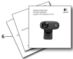LOGITECH HD WEBCAM C310 - 6