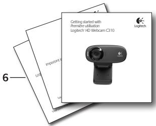 LOGITECH HD WEBCAM C310 - 8