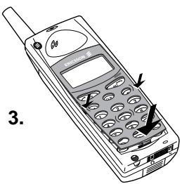 SONY ERICSSON A1018S - Changement de la façade façade - 4