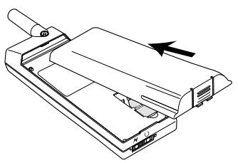 SONY ERICSSON A1018S - Mise en place de la batterie dans votre téléphone - 1