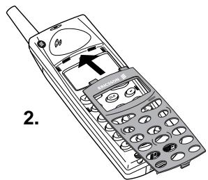 SONY ERICSSON A1018S - Changement de la façade façade - 2