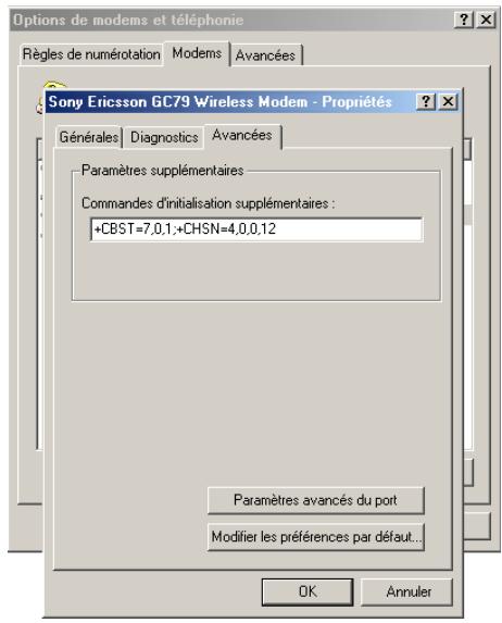 SONY ERICSSON GC79 - Remarque : - 1