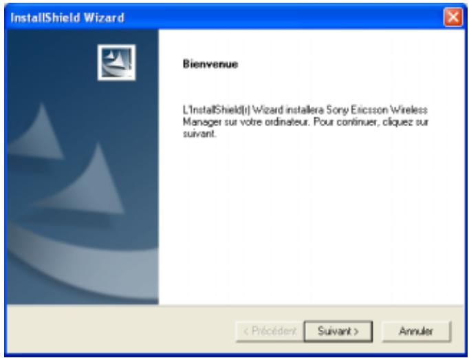 SONY ERICSSON GC89 - Pour installer le gestionnaire sans fil sony ericsson sur votre ordinateur - 1