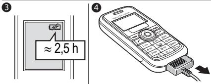 SONY ERICSSON J100I - R: raccordez correctement le chargeur. - 2