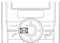 SONY ERICSSON J100I - Pour écrire et envoyer un SMS - 1