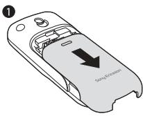 SONY ERICSSON J100I - Retirer la batterie et redémarrer le téléphone - 1