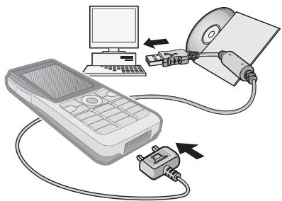SONY ERICSSON K530I - Pour utiliser le mode de transfert de fichiers - 1