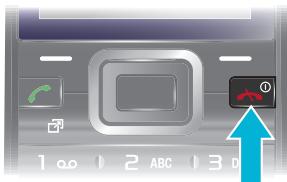 SONY ERICSSON ELM - Mise sous tension du téléphone - 1