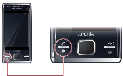SONY ERICSSON XPERIA X2 - Pour ouvrir et fermer les affichages des panneaux - 1