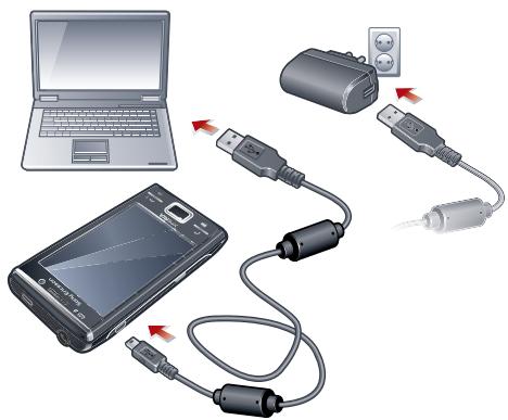 SONY ERICSSON XPERIA X2 - Charge de la batterie - 2