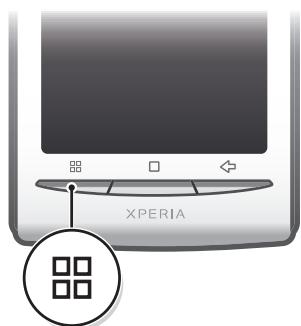 SONY ERICSSON XPERIA X8 - Menu de l'application - 1