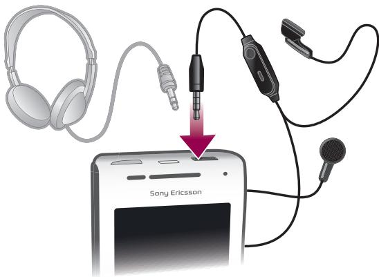SONY ERICSSON XPERIA X8 - Stereo portable mains libres - 1