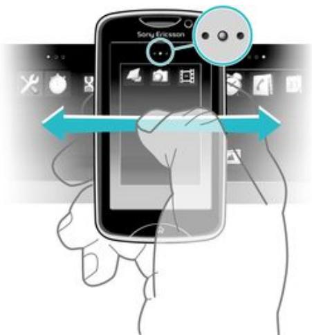 SONY ERICSSON TXT PRO - Écran applications - 1