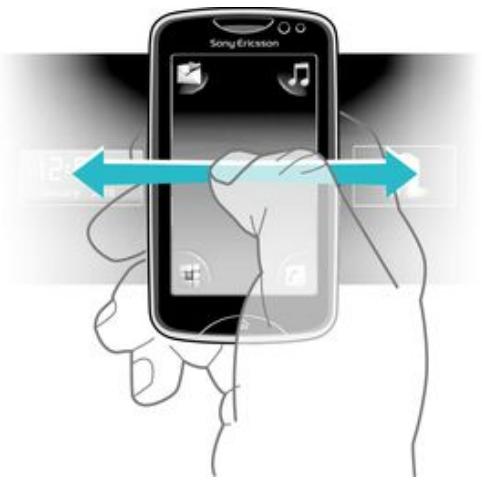 SONY ERICSSON TXT PRO - Écran accueil - 1