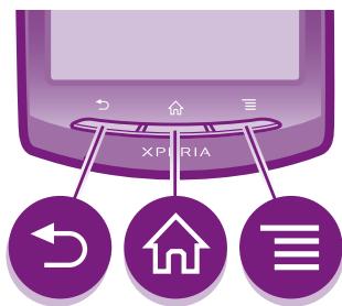 SONY ERICSSON XPERIA NEO - Les touches - 1