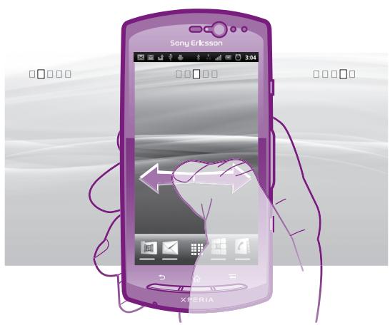 SONY ERICSSON XPERIA NEO - écran Accueil - 1