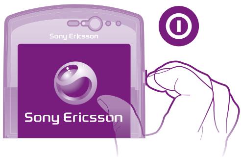 SONY ERICSSON XPERIA NEO - Mise sous tension du téléphone - 1