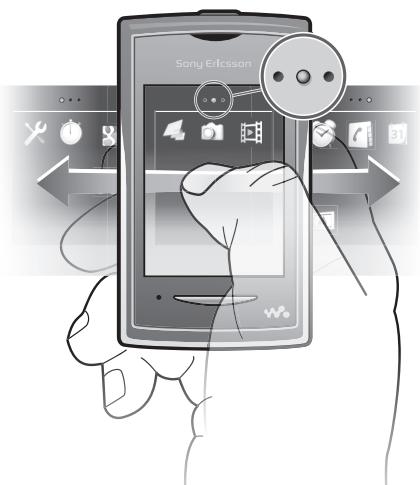 SONY ERICSSON YENDO - Volets d'applications - 1