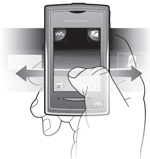 SONY ERICSSON YENDO - Écran accueil - 1