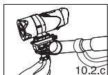 GEONAUTE CAMERA VIDEO X-SNIPE 300 - Montage sur le vélo utilisant le support guidon - 3