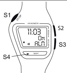 GEONAUTE CARDIO CW F500 - Réglage du mode alarmé - 2