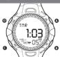 GEONAUTE MONTRE MW100 - Mode 2^nd fuseau hora - 1