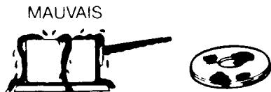 ROSIERES 2041 RB - UTILISER DES RÉCIPIENTS D'UN DIAMÈTRE SUFFISANT POUR RECOUVRIR ENTIÈREMENT LA PLAQUE. - 2