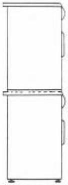 ROSIERES SP650 - Instruction de montage du sèche-linge en colonne sur une machine à laver - 1