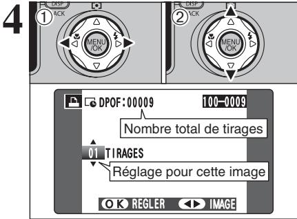 FUJI F810 - Lorsque les réglages DPOF ont été spécifiés sur un autre apparéil photo - 2