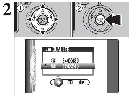FUJI F810 - REGLAGE DE QUALITE EN MODE VIDEO - 2