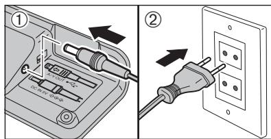 FUJI F810 - Pour charger la batterie avec une station d'accueil - 1