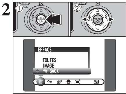 FUJI F810 - MODE LECTURE POUR EFFACER DES IMAGES - 2