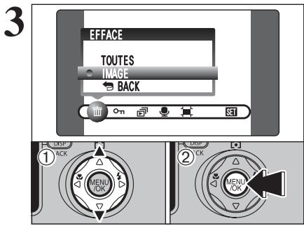 FUJI F810 - MODE LECTURE POUR EFFACER DES IMAGES - 3