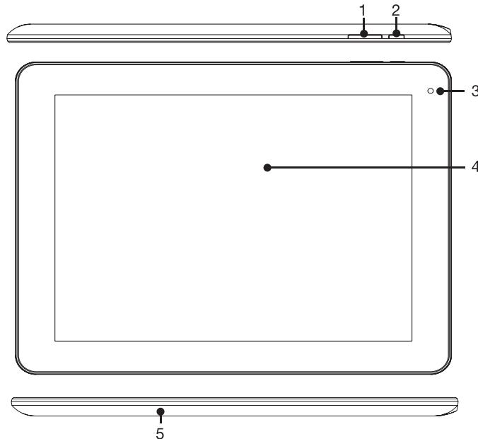 ESSENTIELB SMART'TAB 1002 - Description de la tablette - 1